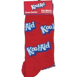 Kool-Aid Red Cre Socks Fun Novelty Unisex Bundle And Save